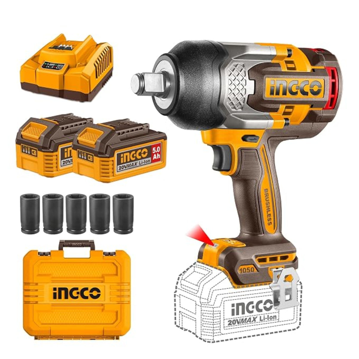 Cordless impact wrench