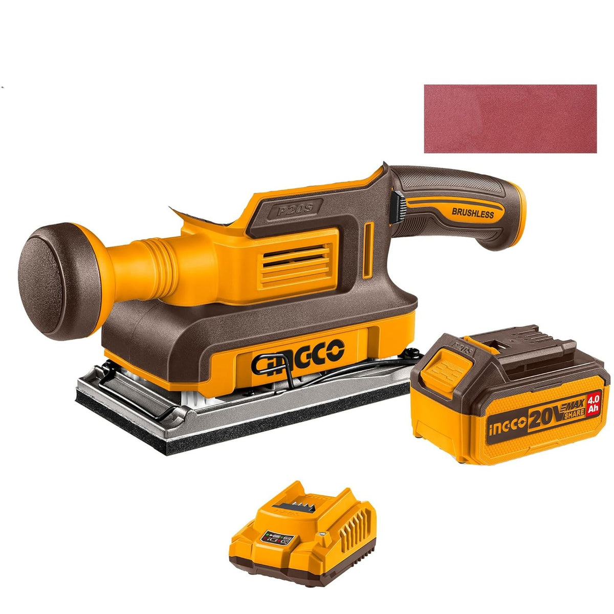 Cordless finishing sander