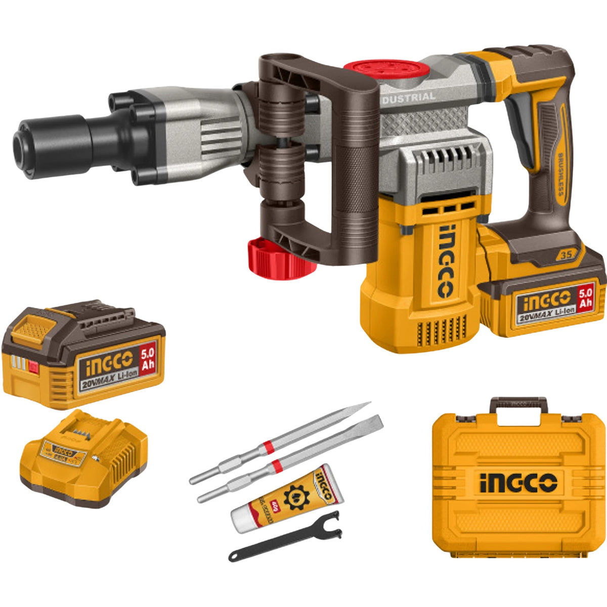 Cordless demolition breaker