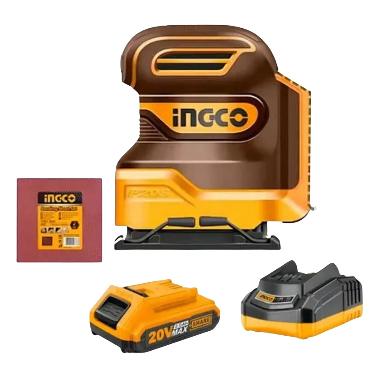 Cordless random orbit sander