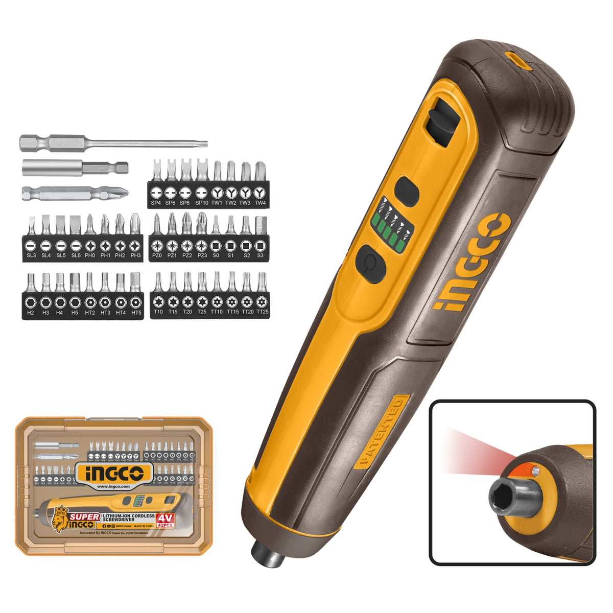 Cordless screwdriver