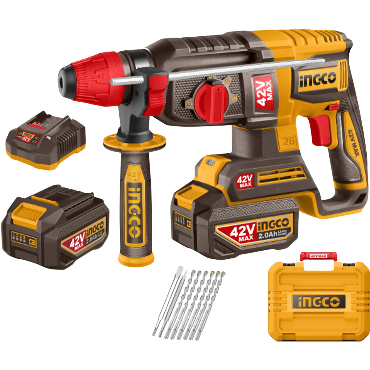 Cordless rotary hammer