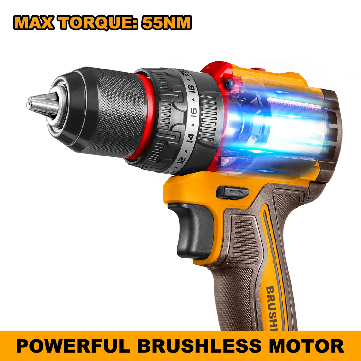 Compact Brushless Cordless Impact Drill