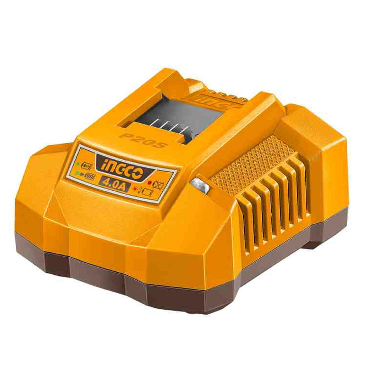 INGCO FCLI20411 20V 4A Fast Intelligent Charger for P20S Lithium-Ion Batteries