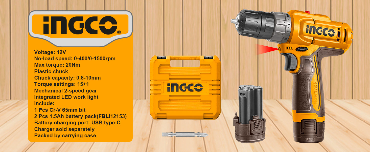 Cordless drill