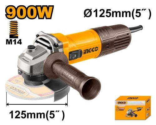 INGCO AG90028 900W 125mm Angle Grinder
