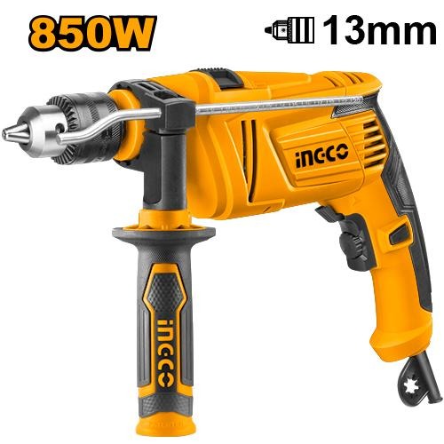 INGCO ID8508 850W Impact Drill Machine with Variable Speed and Hammer Function