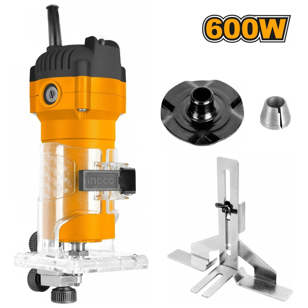 INGCO PLM6001 600W Laminate Trimmer – High Speed Woodworking Router