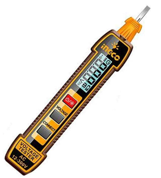 INGCO COS24069 3-Piece Electrical Test Kit – Digital Multimeter, 1200A AC/DC Clamp Meter & Voltage Detector