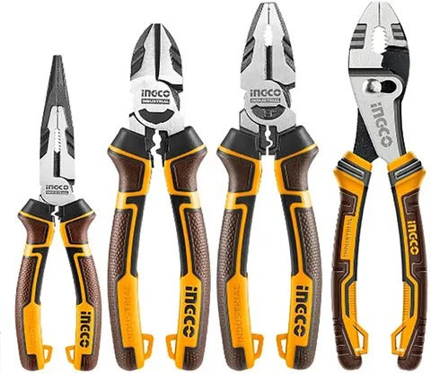 INGCO HKPS28468 4 Pcs High Leverage Pliers Set