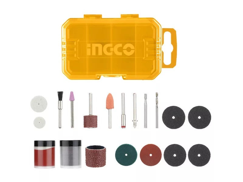 INGCO AKMG8081 81 Pcs Mini Drill Accessories Set