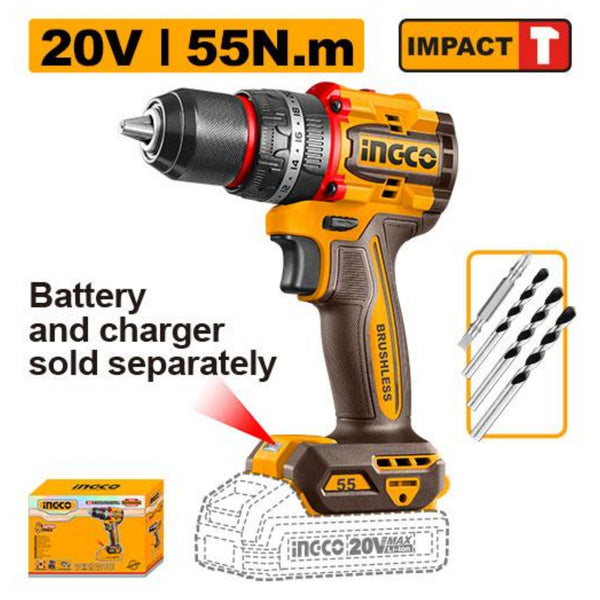 Compact Brushless Cordless Impact Drill