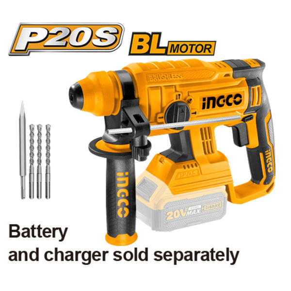 INGCO Cordless Rotary Hammer Drill
