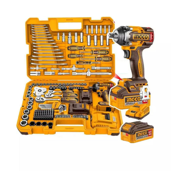 172 Pcs Cordless impact wrench tools set