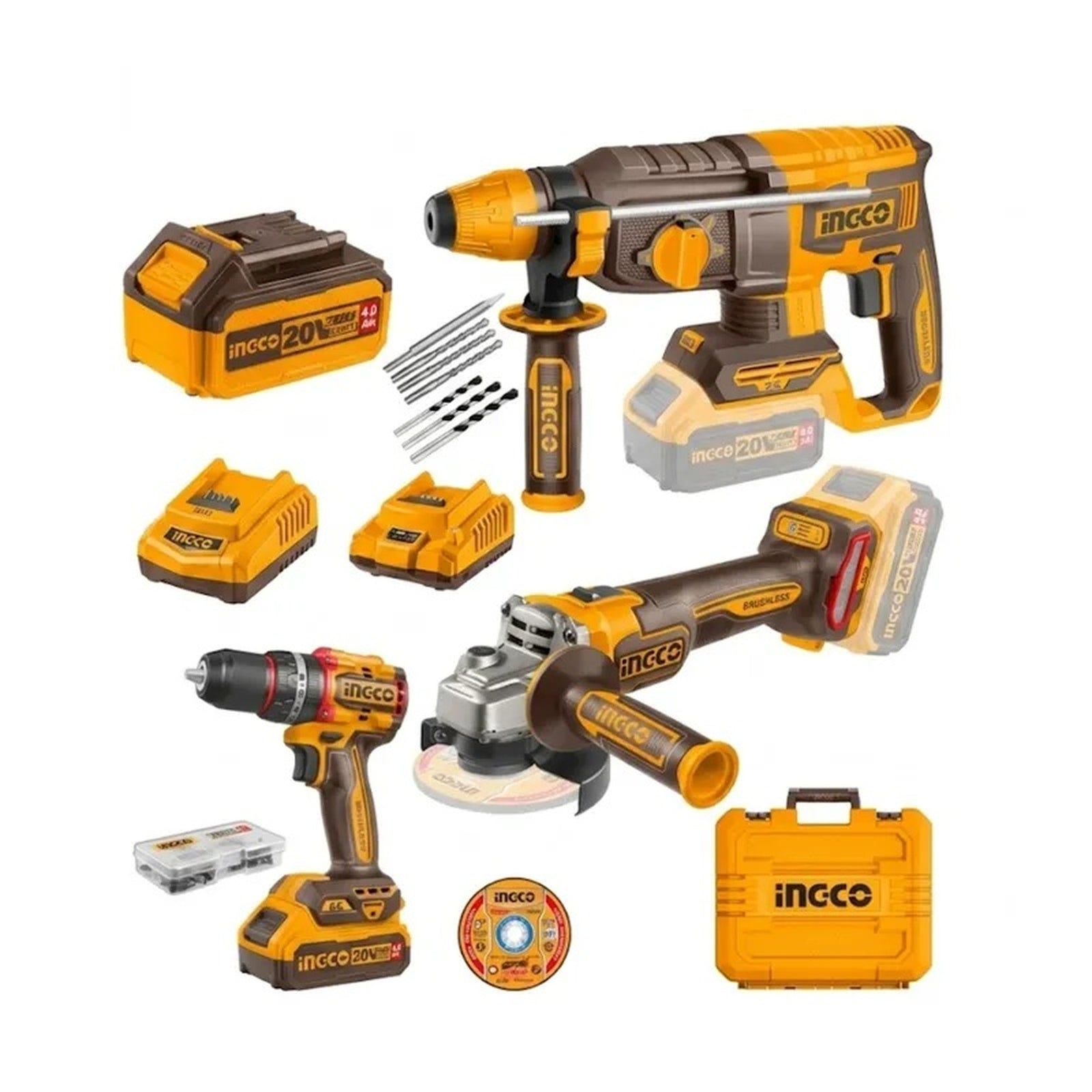 3 Pcs Cordless combo kit