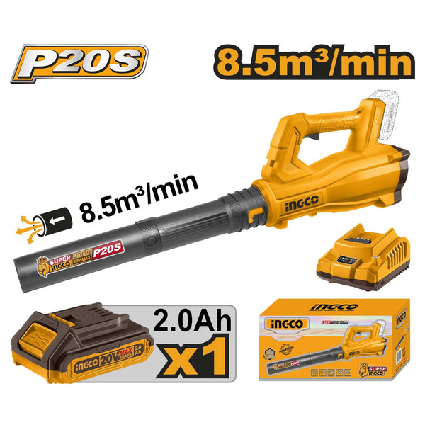 INGCO Cordless Blower, With 1 pcs Battery