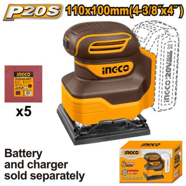 Cordless sheet sander
