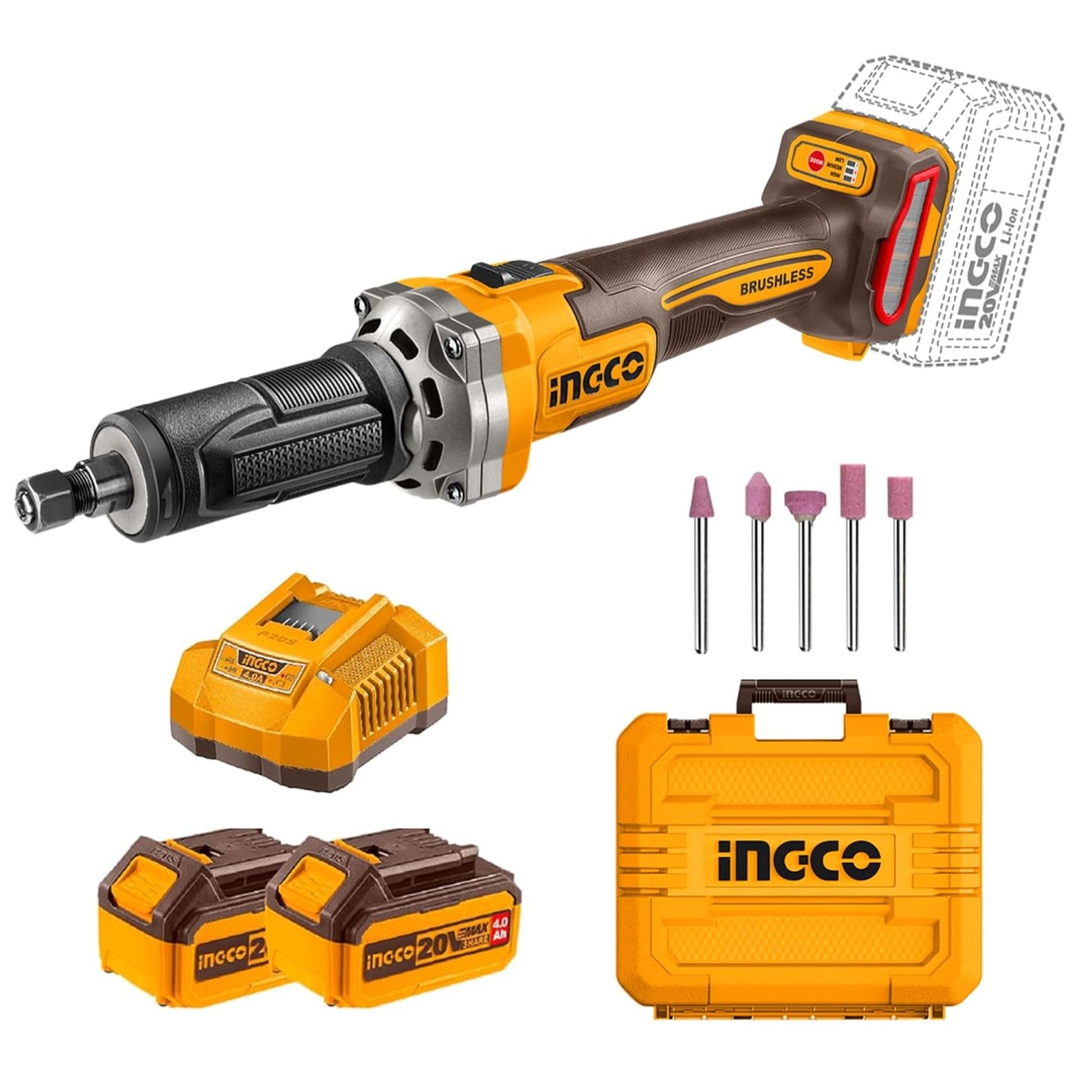 Cordless die grinder