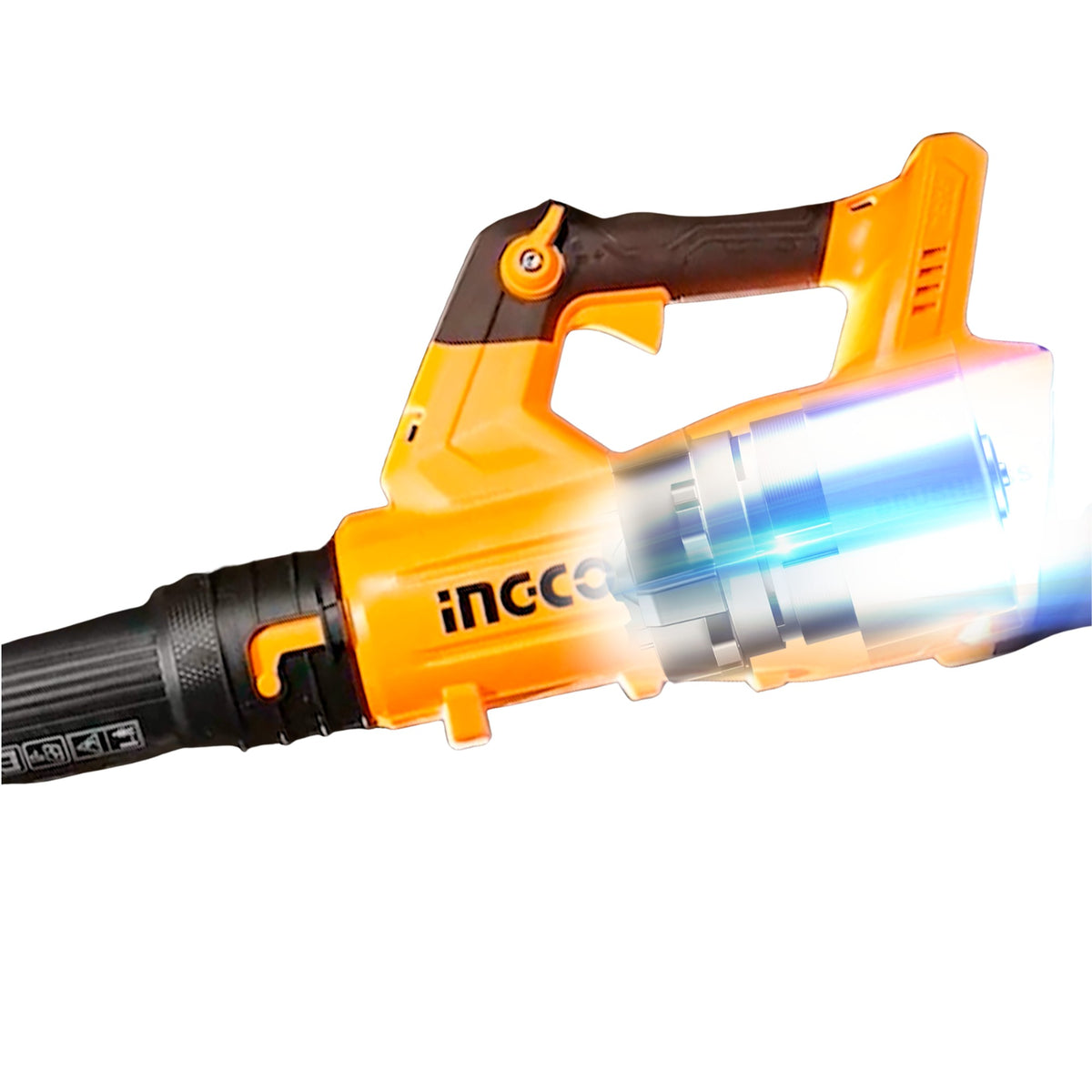 INGCO Cordless Blower, Variable Speed, With 2 pcs Batteries