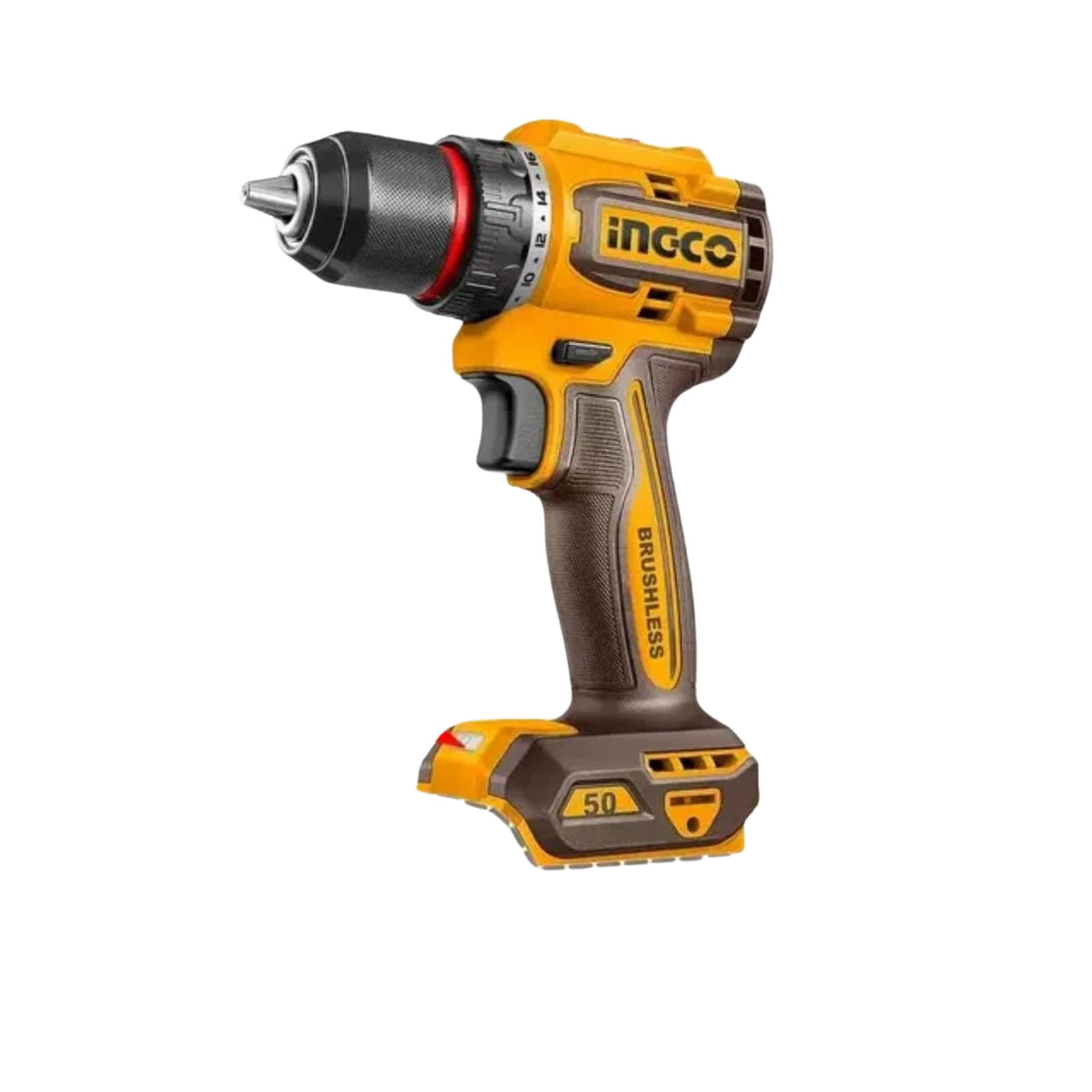 Compact brushless cordless drill