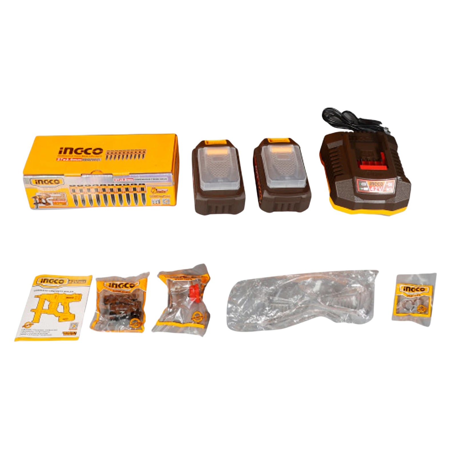Cordless concrete nailer