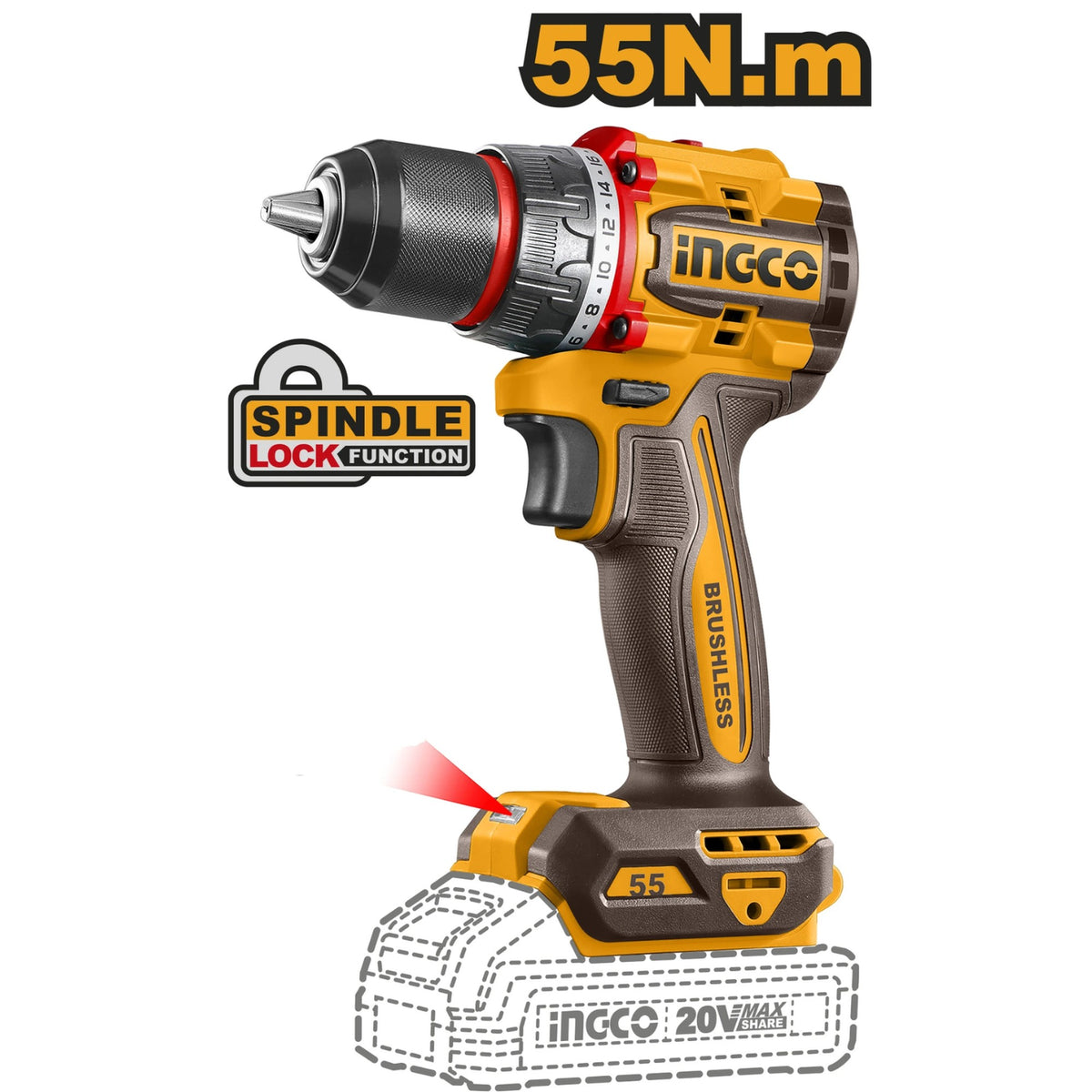 Compact Brushless Cordless Drill