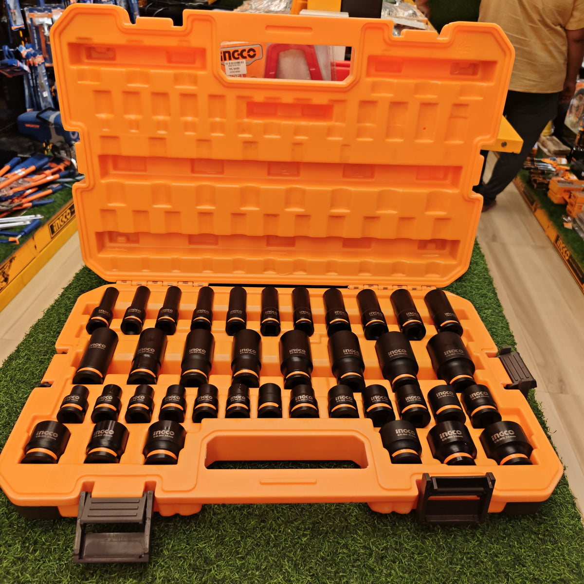 38 Pcs 1/2" Drive Impact Socket Set