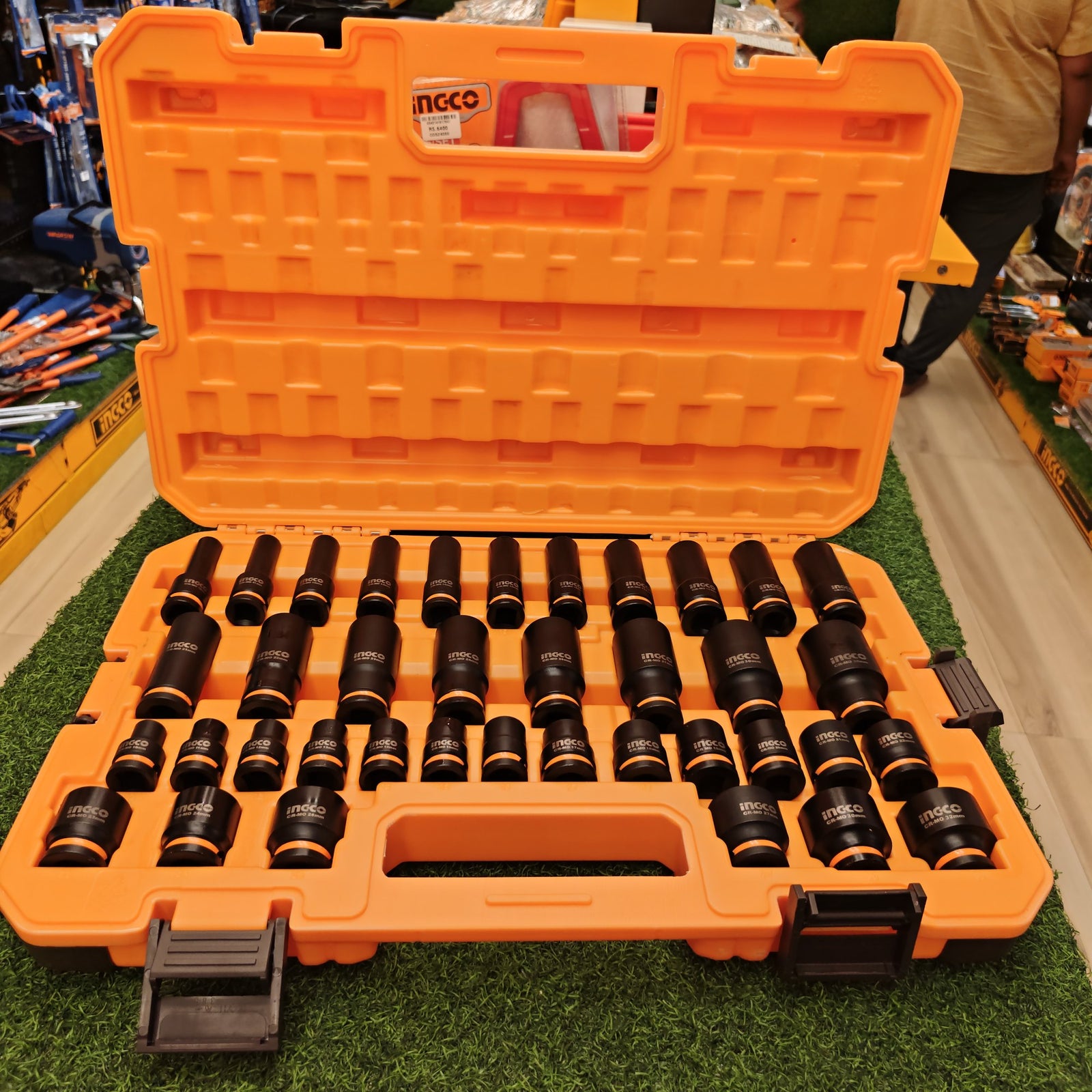 38 Pcs 1/2" Drive Impact Socket Set