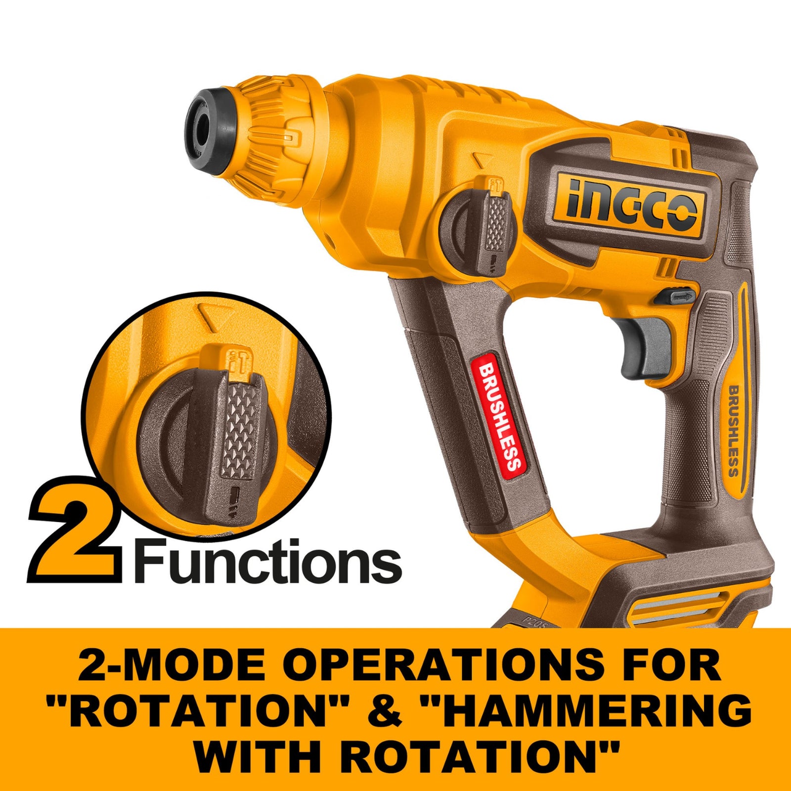 Cordless rotary hammer