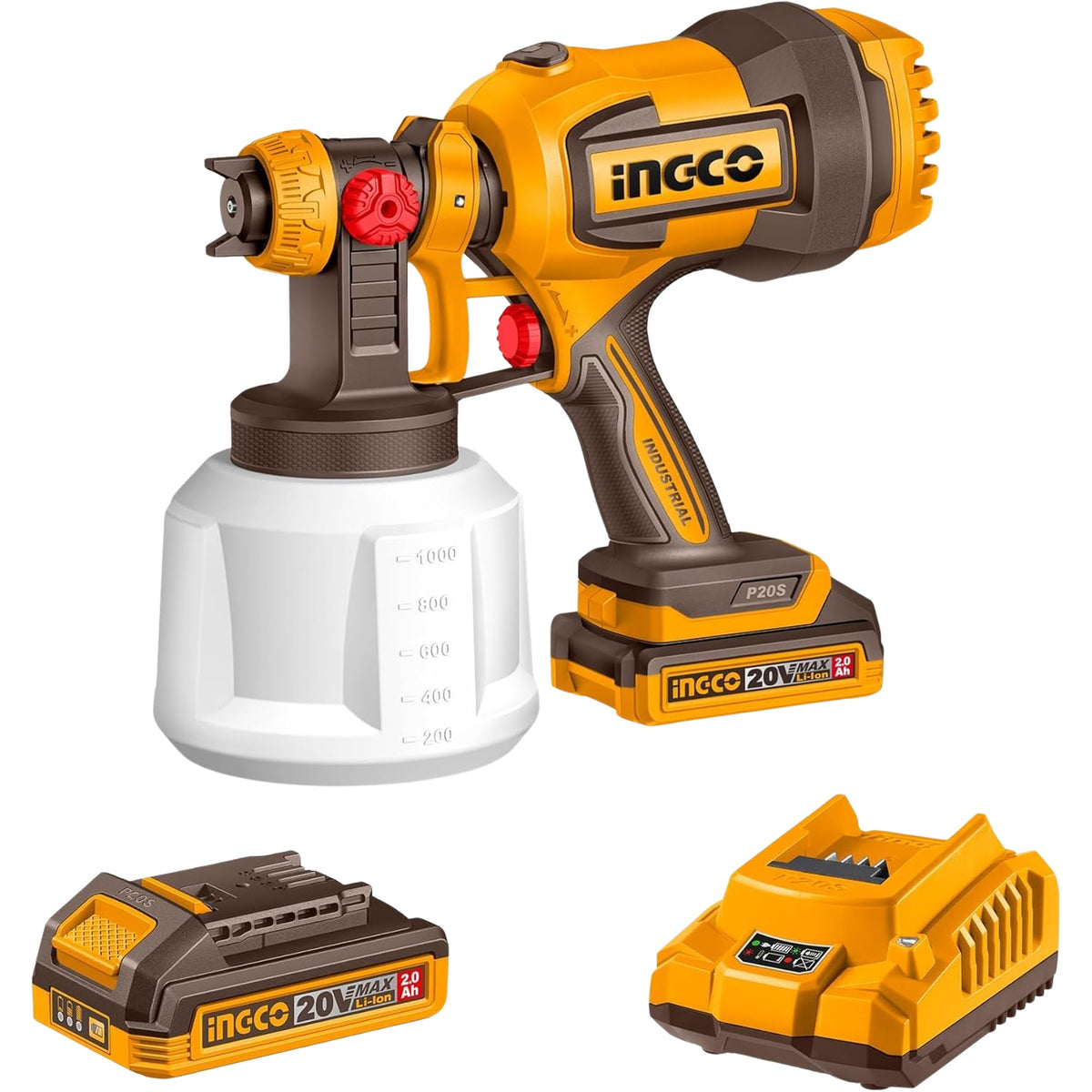Cordless spray gun