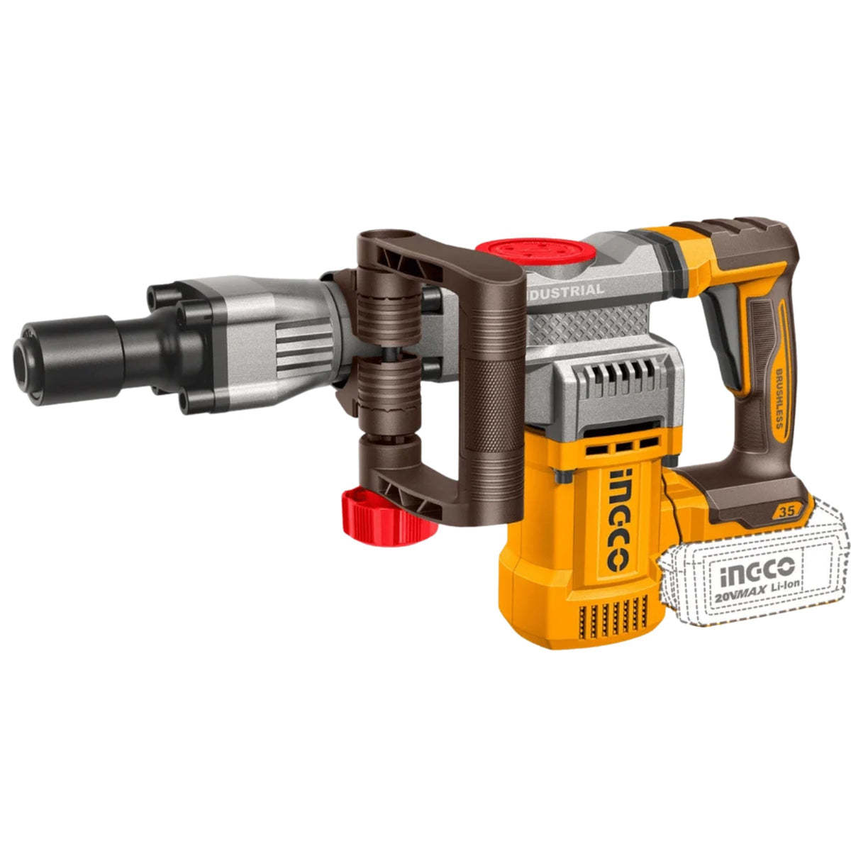 Cordless demolition breaker