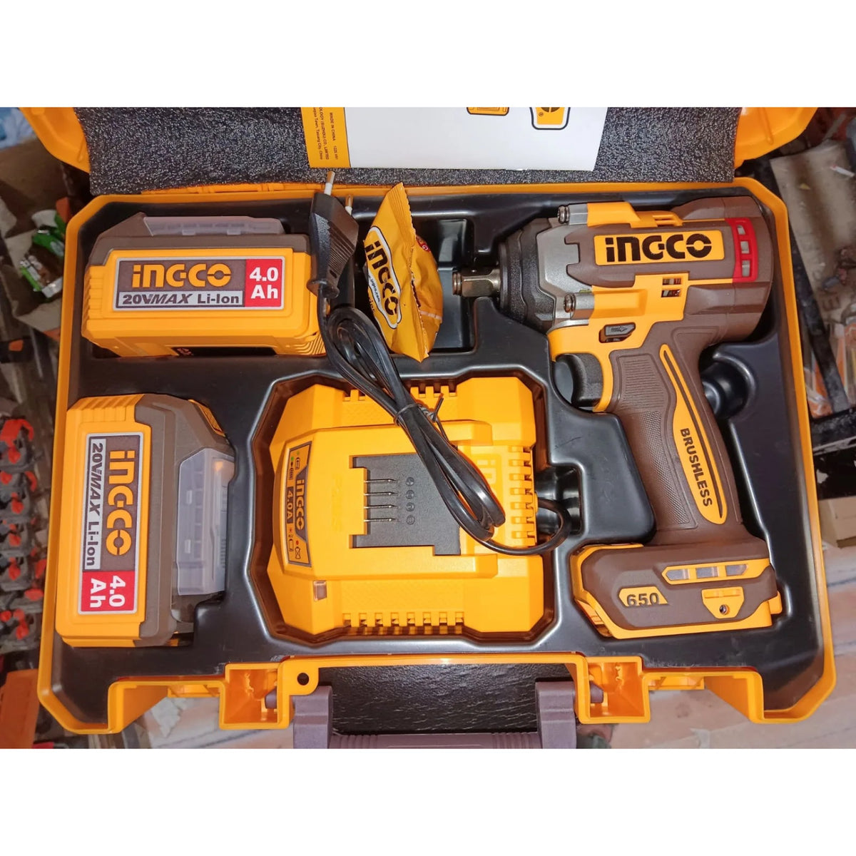 Cordless impact wrench 650Nm