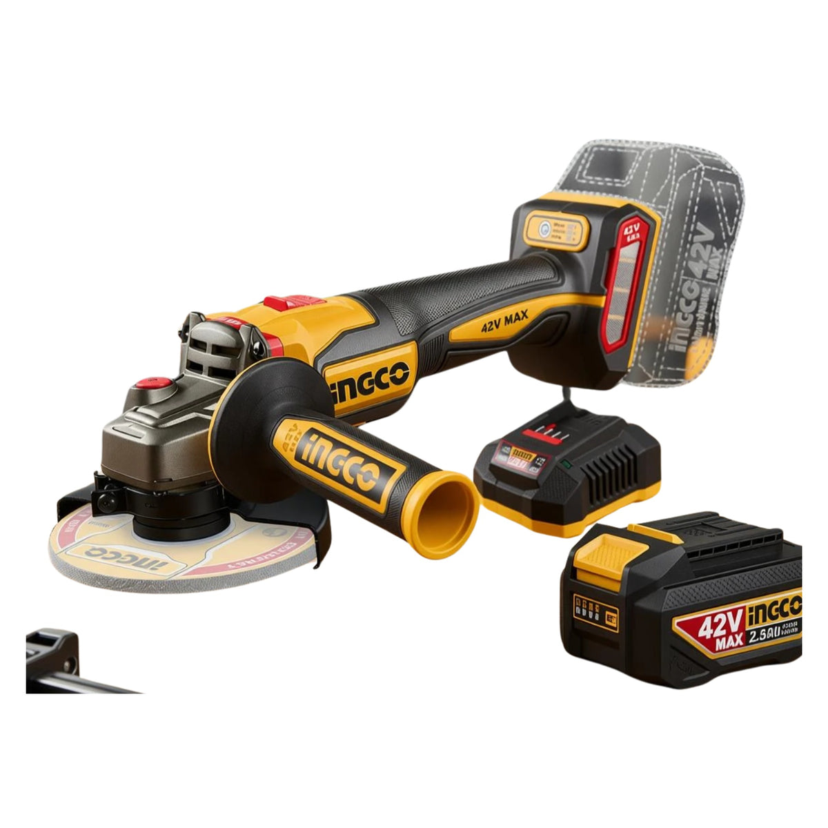 Cordless angle grinder