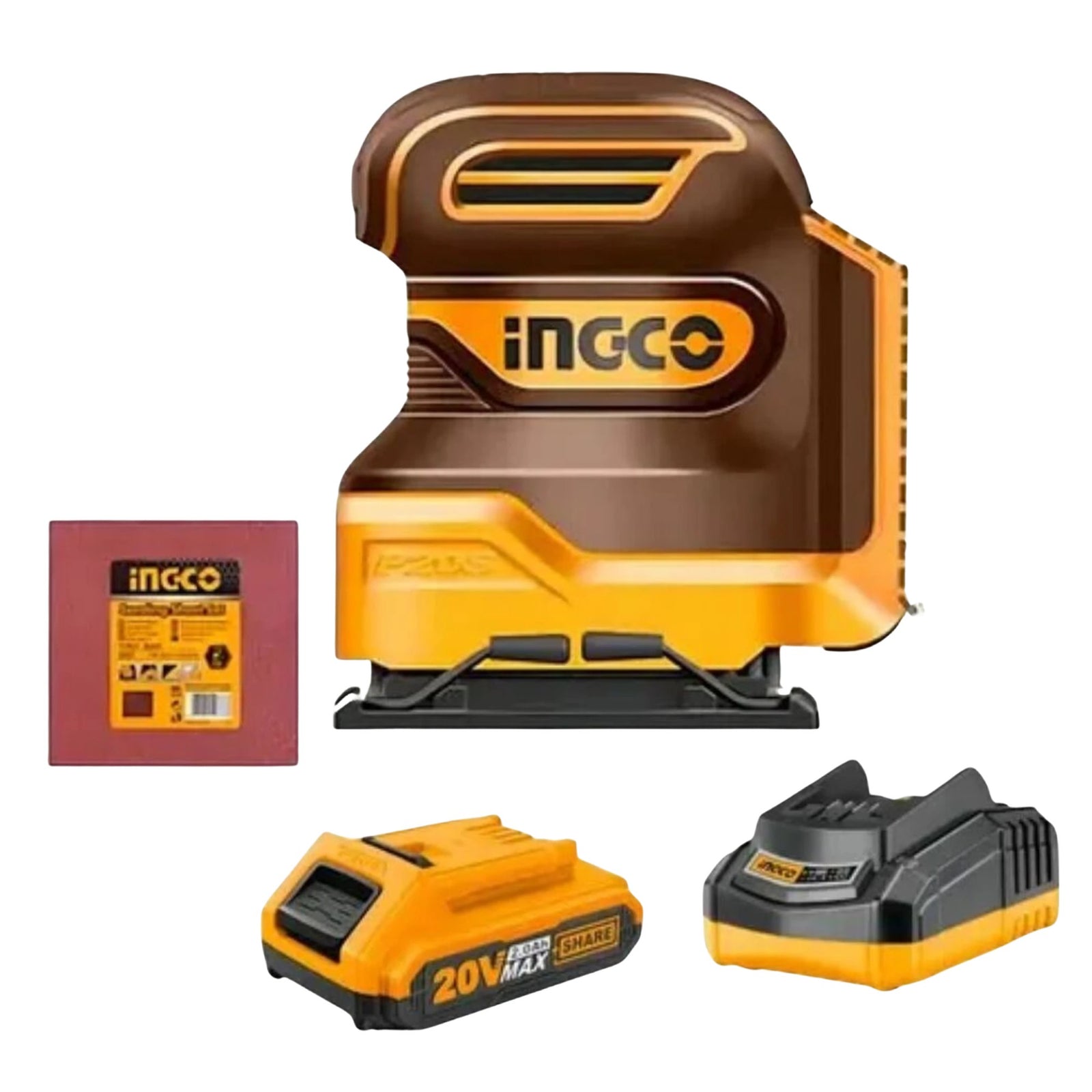 Cordless random orbit sander