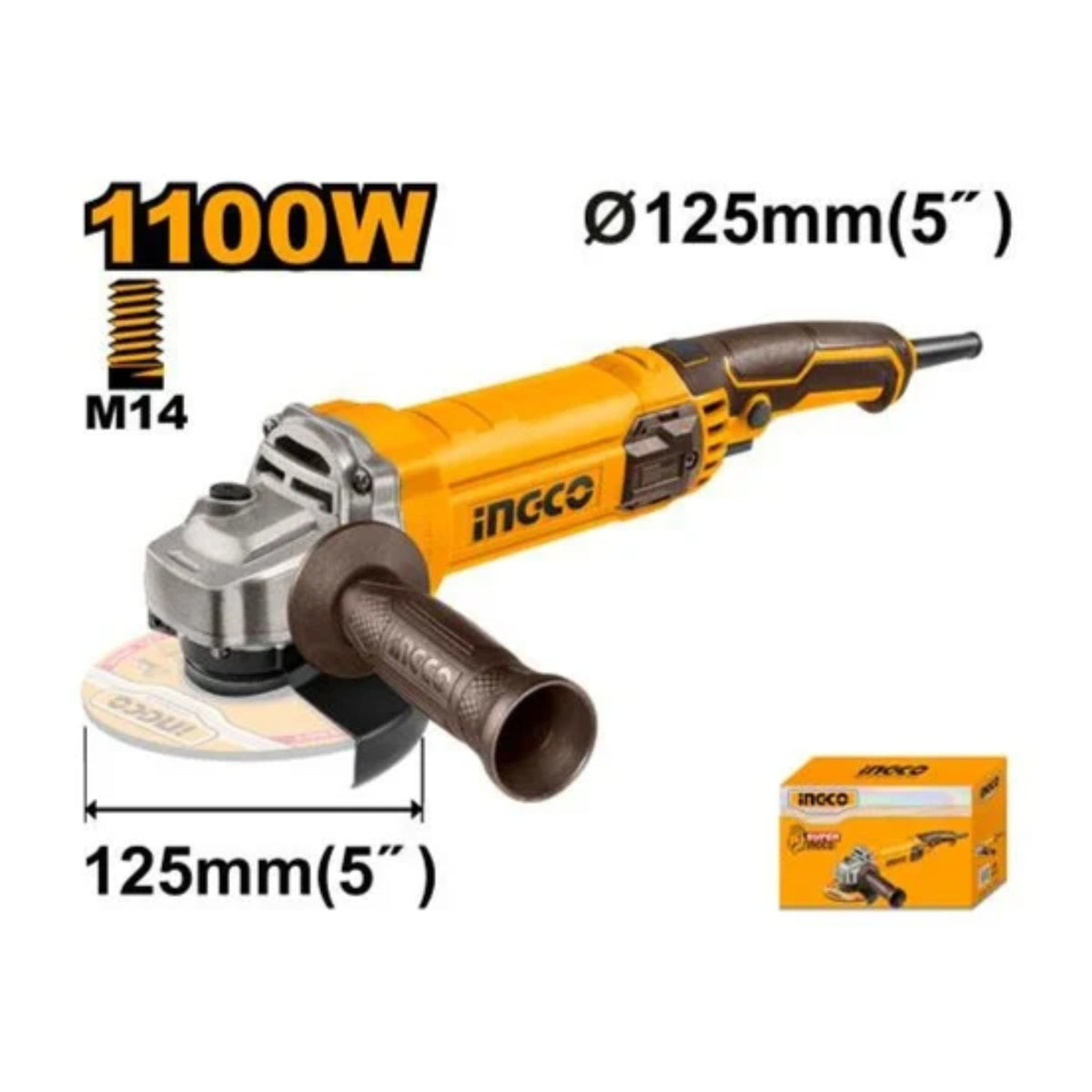 Cordless angle grinder