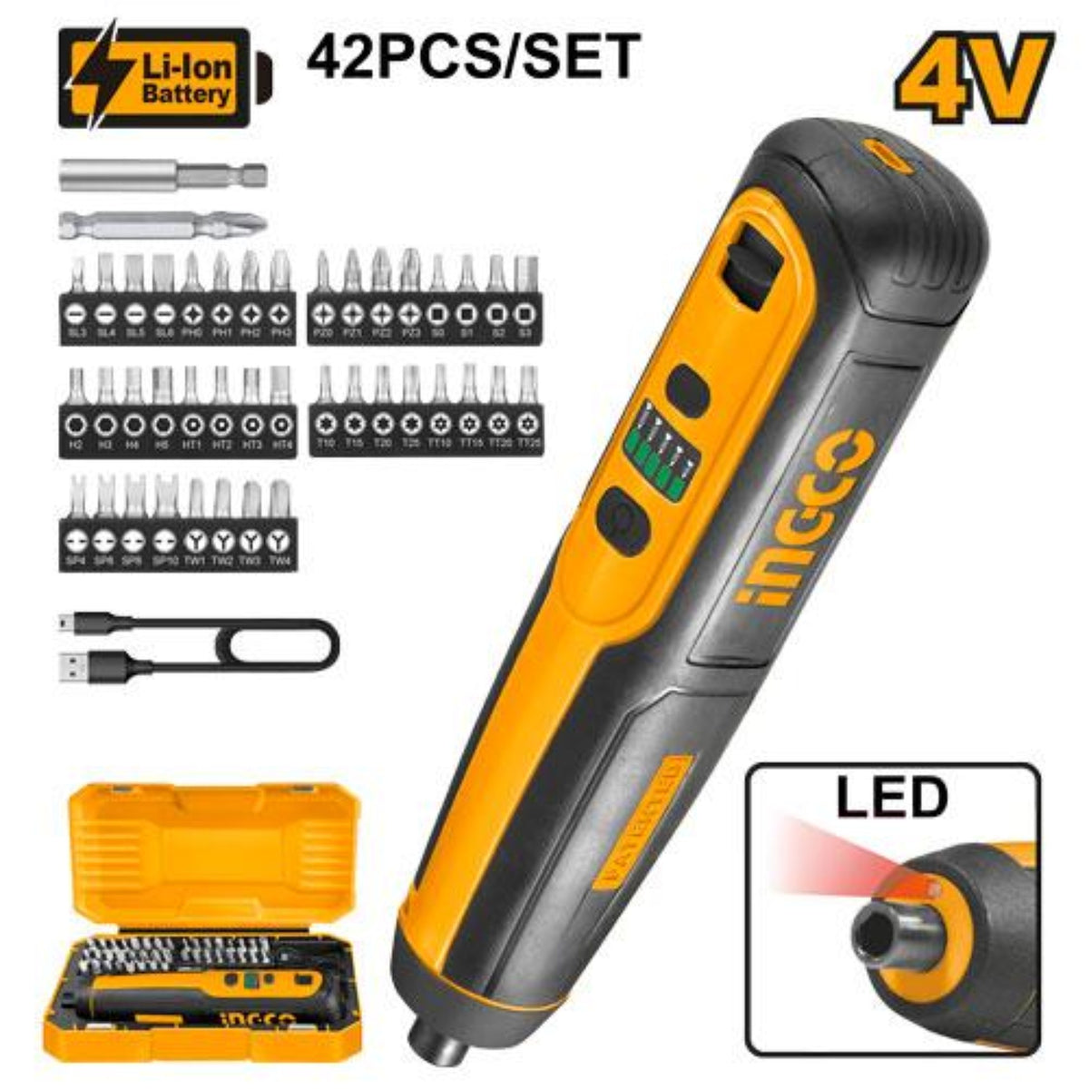 Cordless screwdriver
