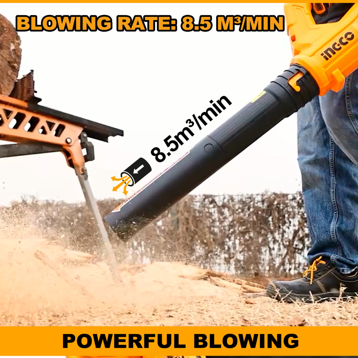 INGCO Cordless Blower, With 1 pcs Battery
