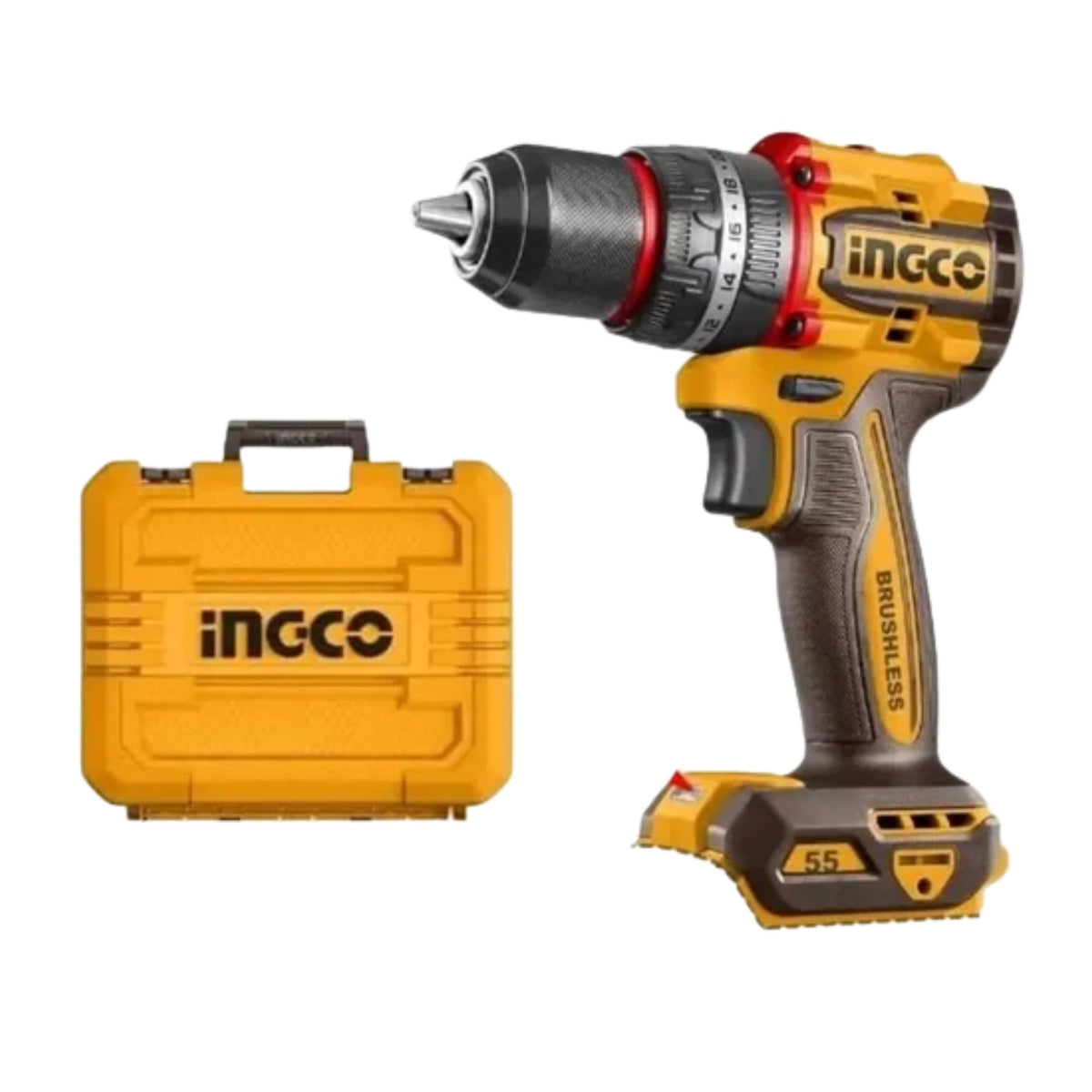 Compact brushless cordless drill