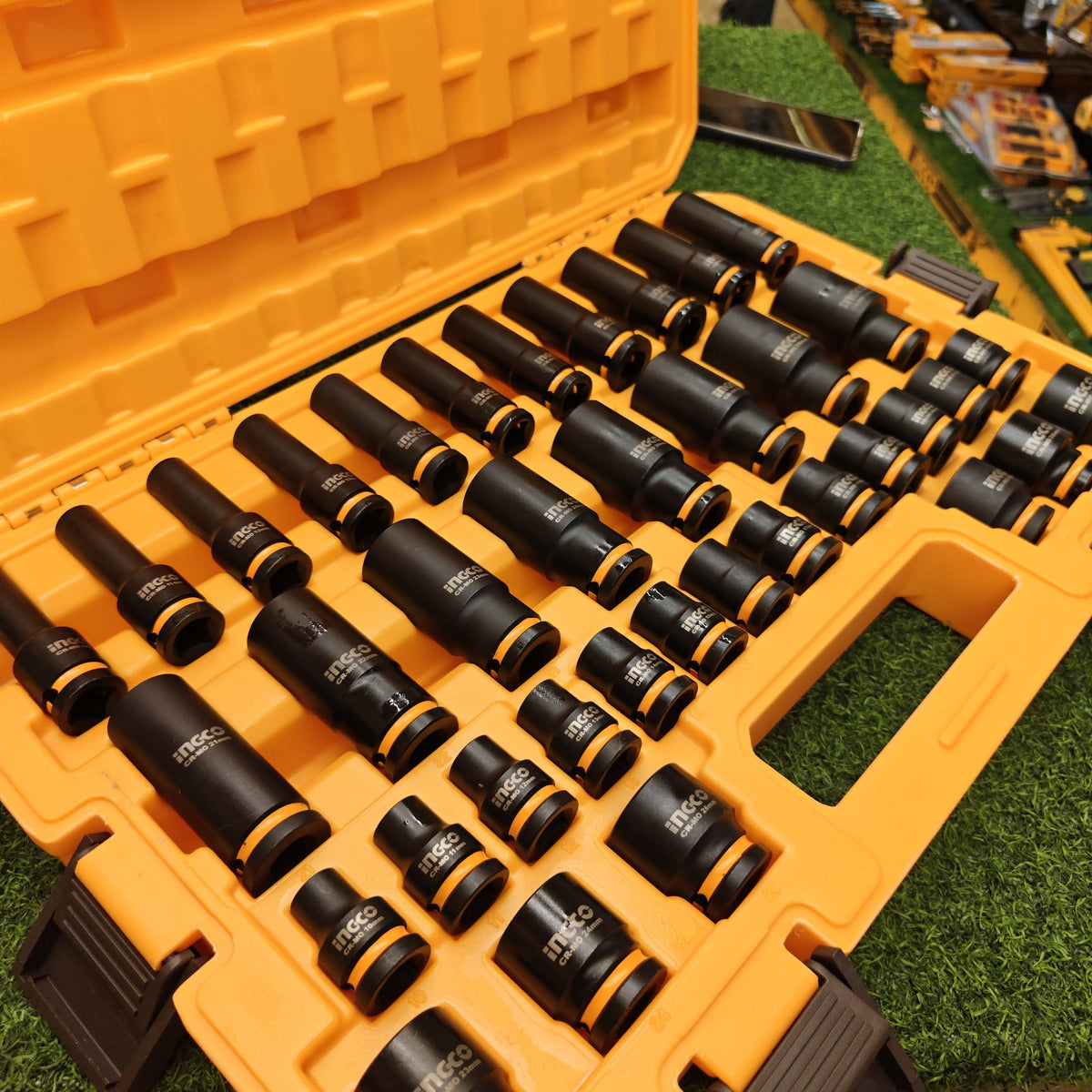 38 Pcs 1/2" Drive Impact Socket Set