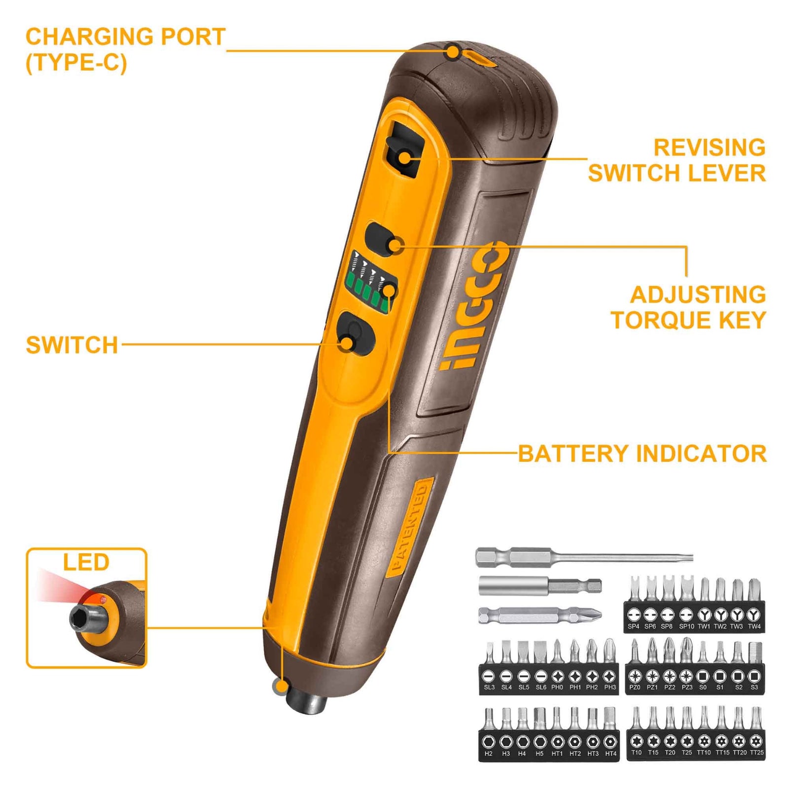 Cordless screwdriver