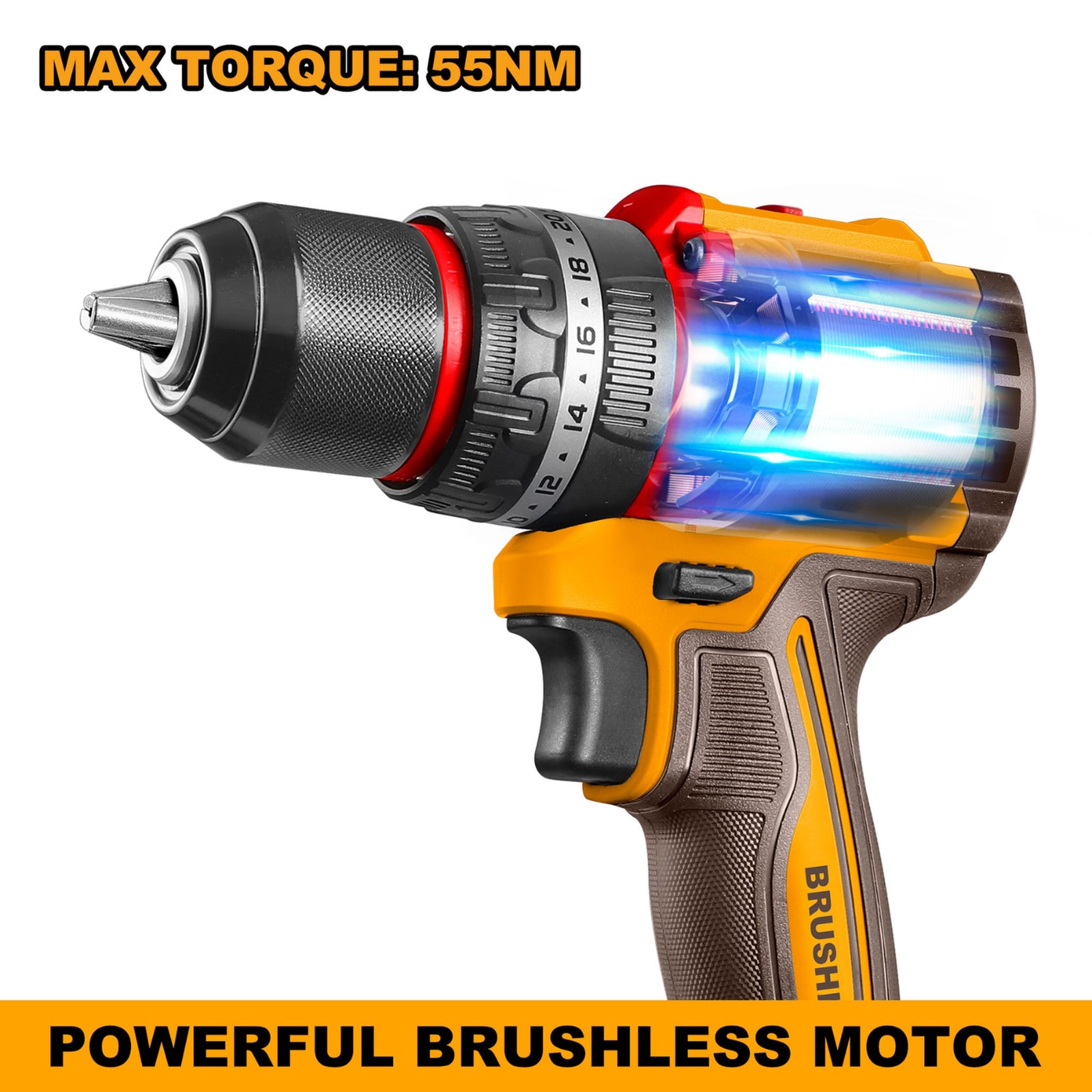 Compact Brushless Cordless Impact Drill