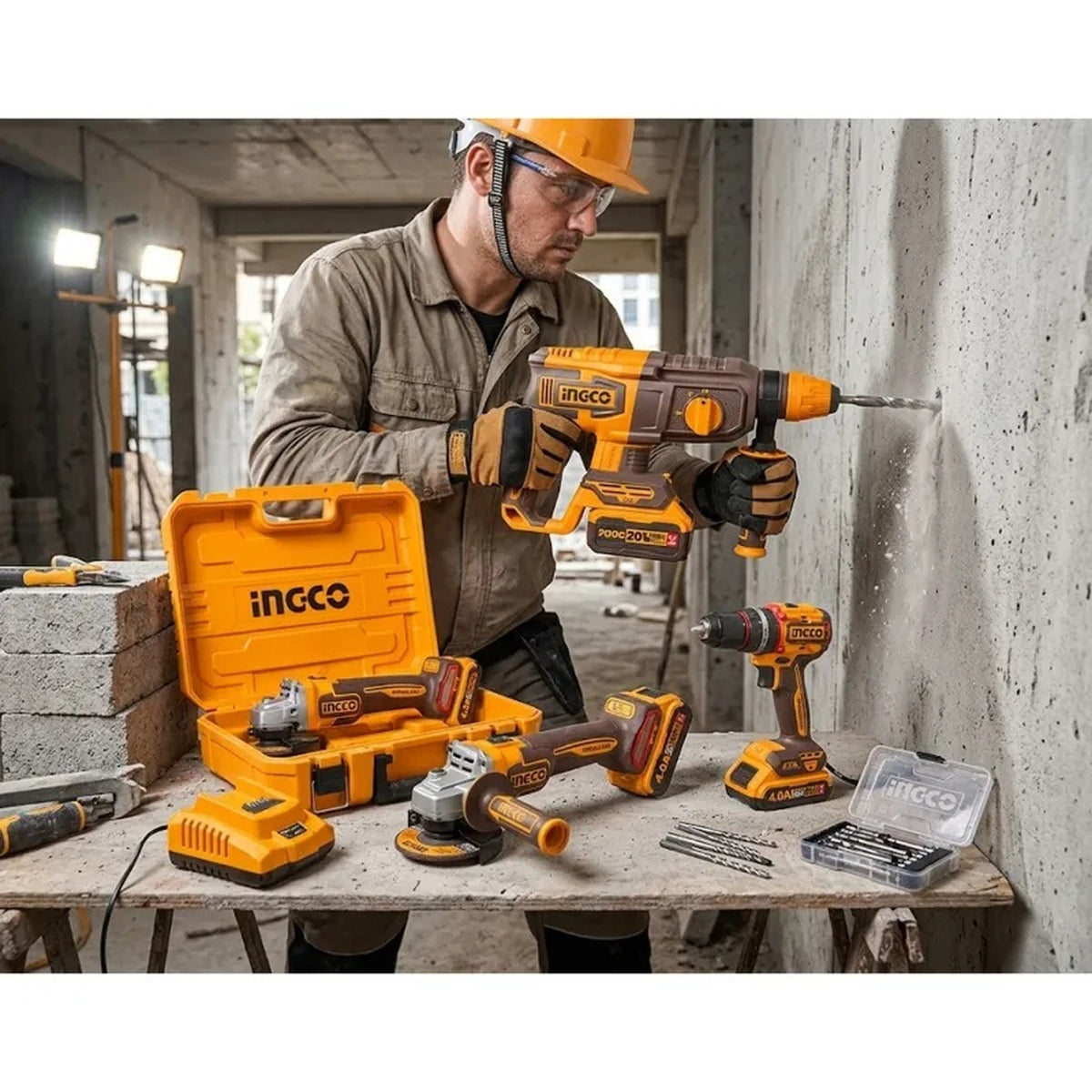 3 Pcs Cordless combo kit