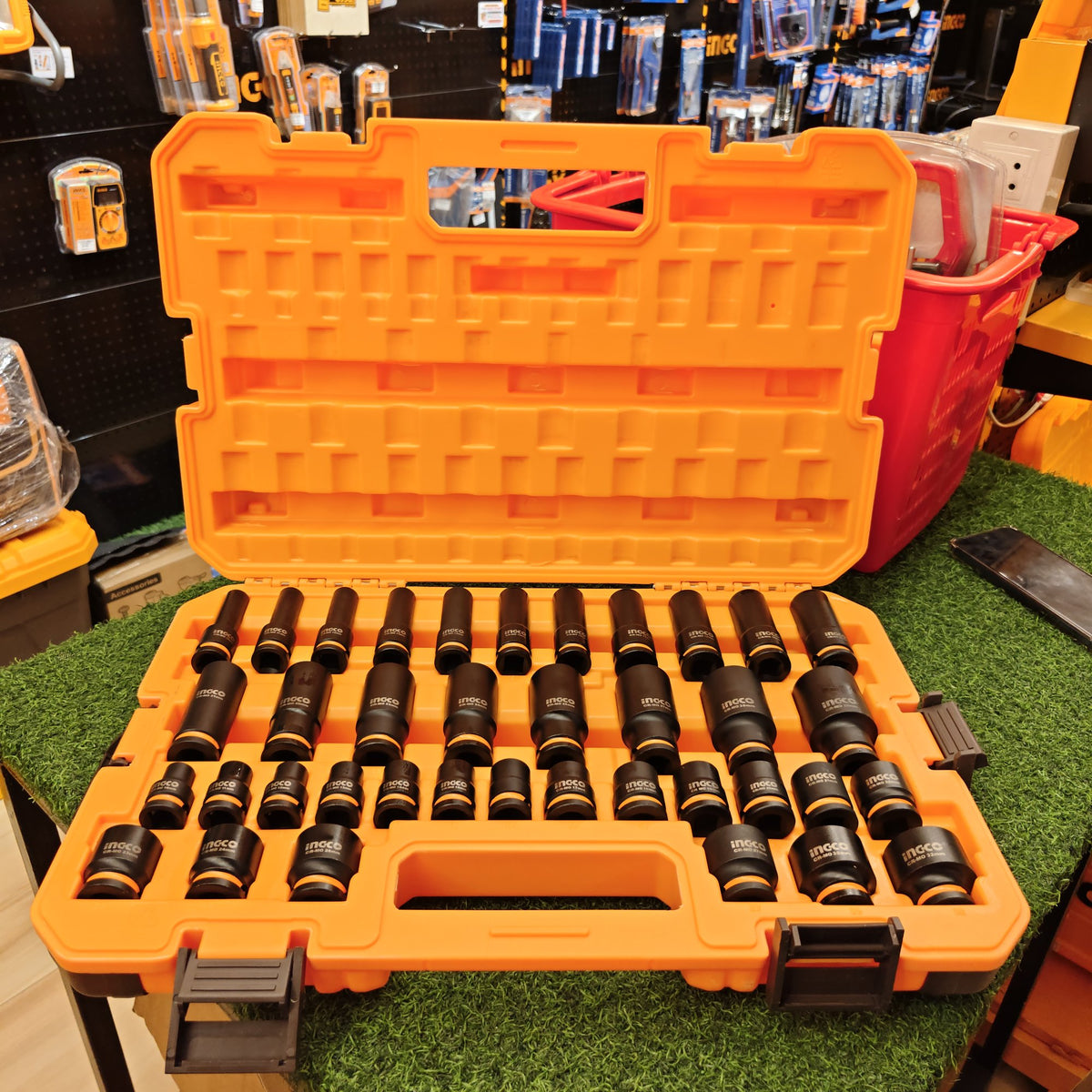38 Pcs 1/2" Drive Impact Socket Set