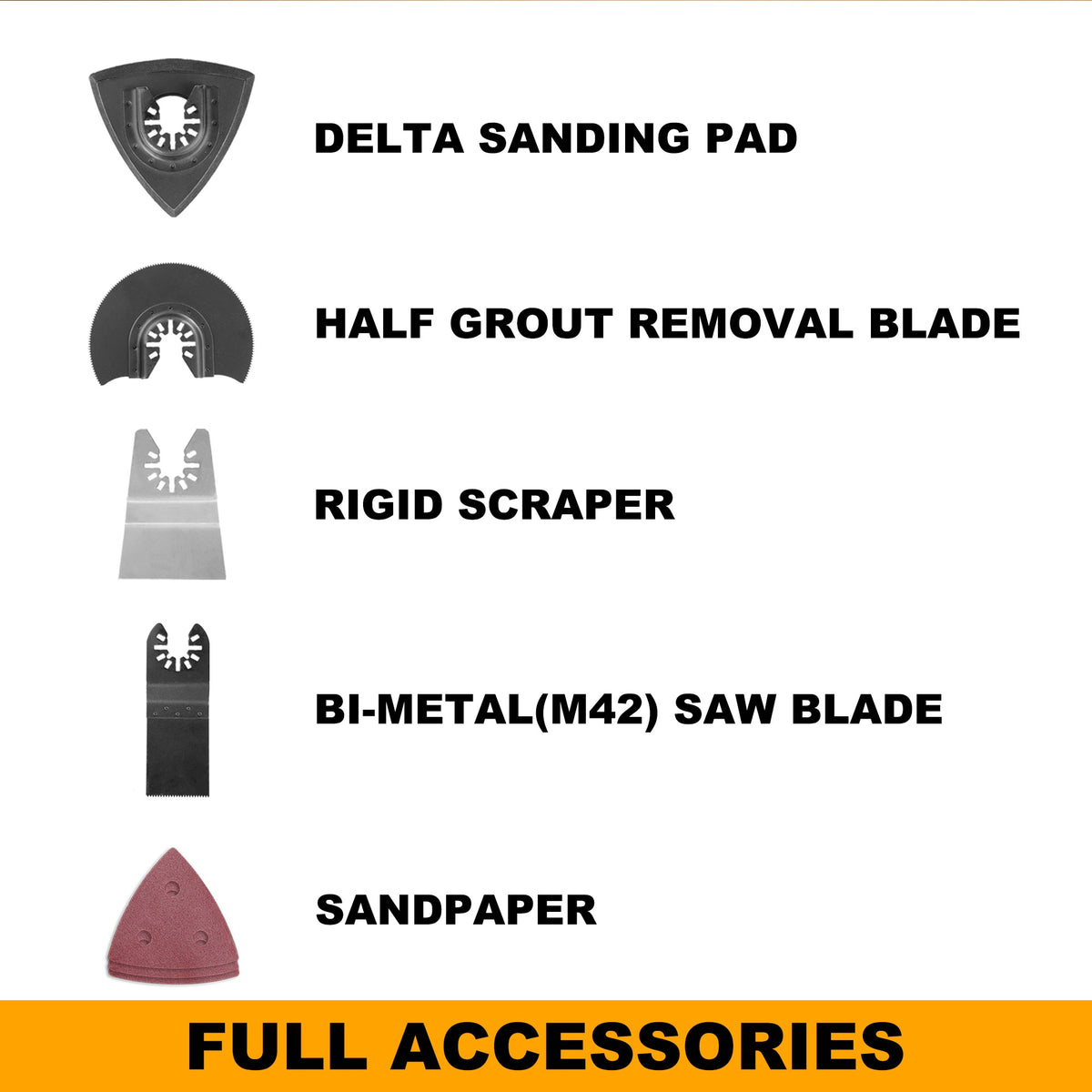 INGCO Cordless Multi Tool, 6 Speed Adjustment, With Blades & Sanding Papers, With Battery & Charger