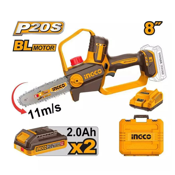 Cordless pruner saw 8 inch