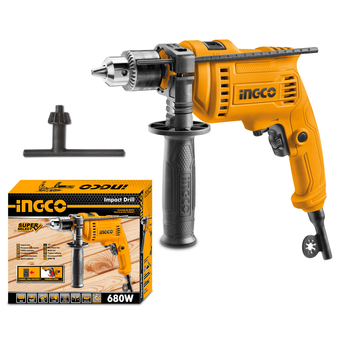 INGCO 680W Impact drill