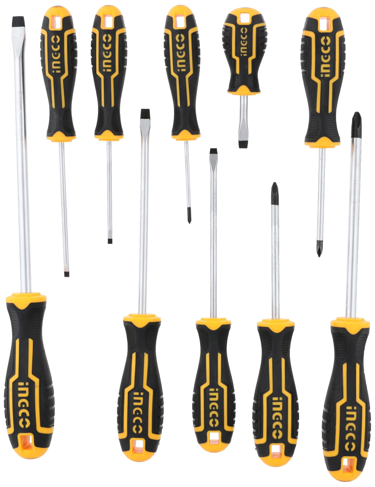 INGCO 10 Pcs Screwdriver Set