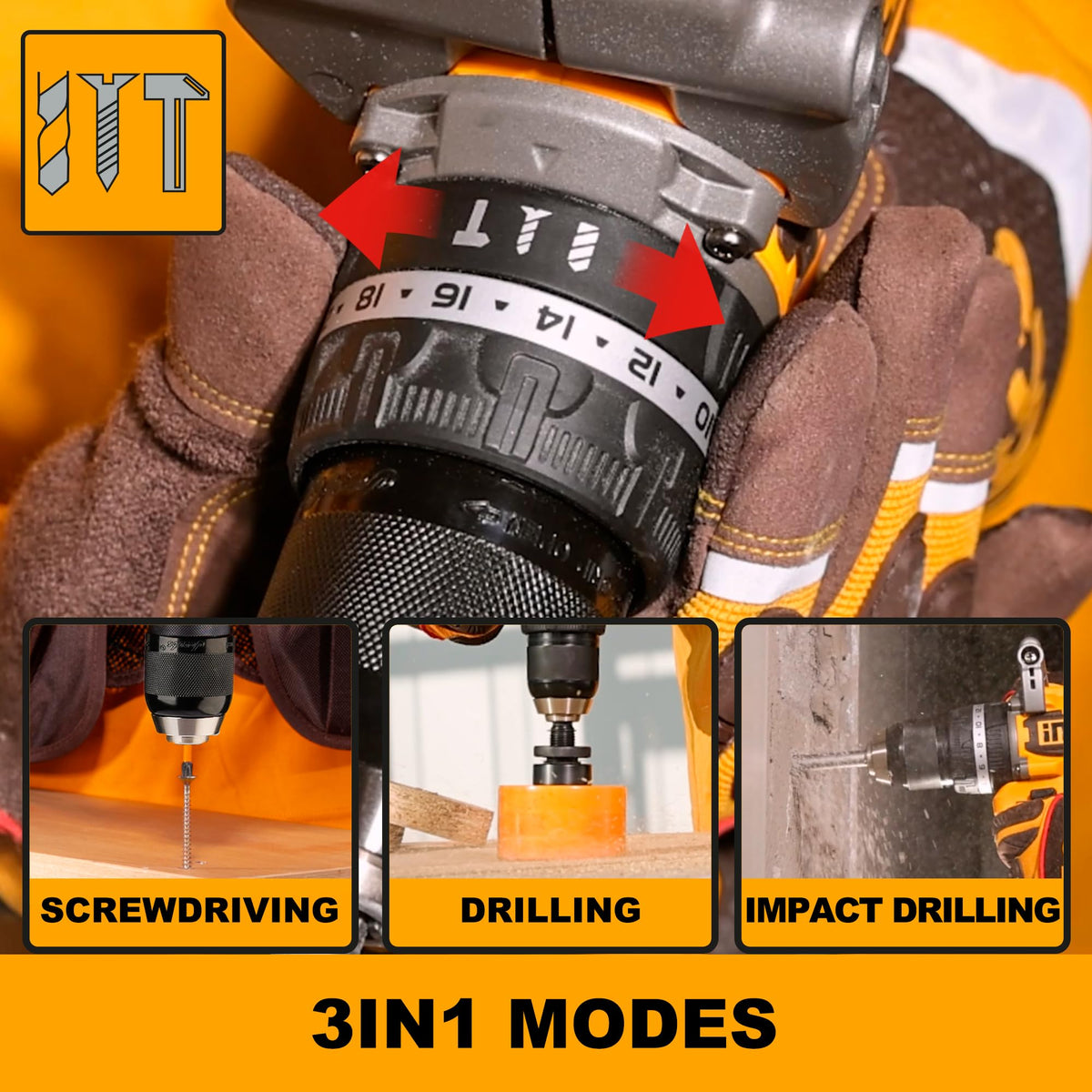 Brushless Cordless Impact Drill