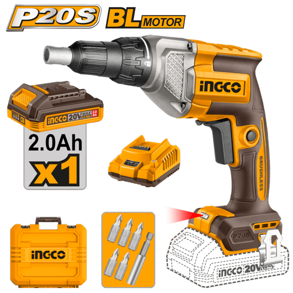 Cordless drywall screwdriver CDSLI204281