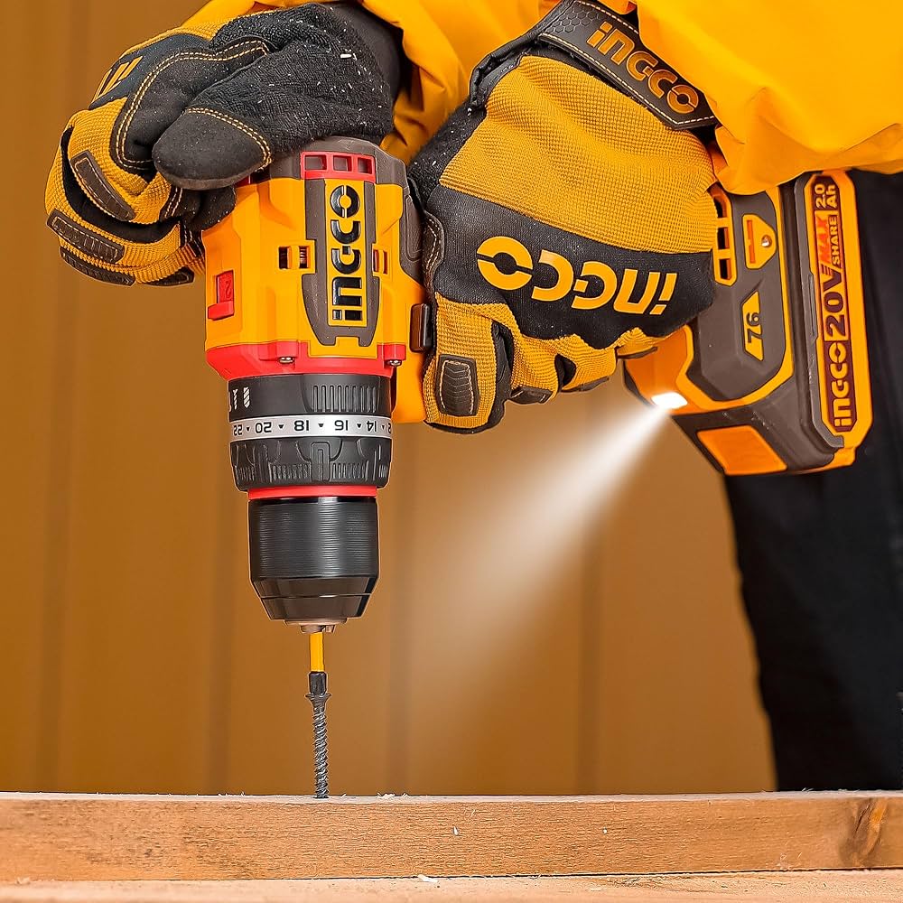 INGCO CIDLI207686 20V Brushless Cordless Impact Drill 76Nm